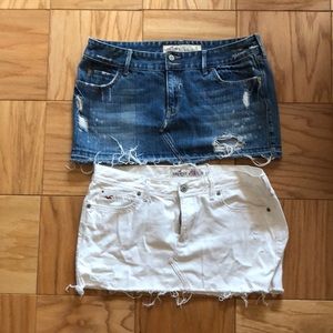 Hollister Jean skirts Destroyed